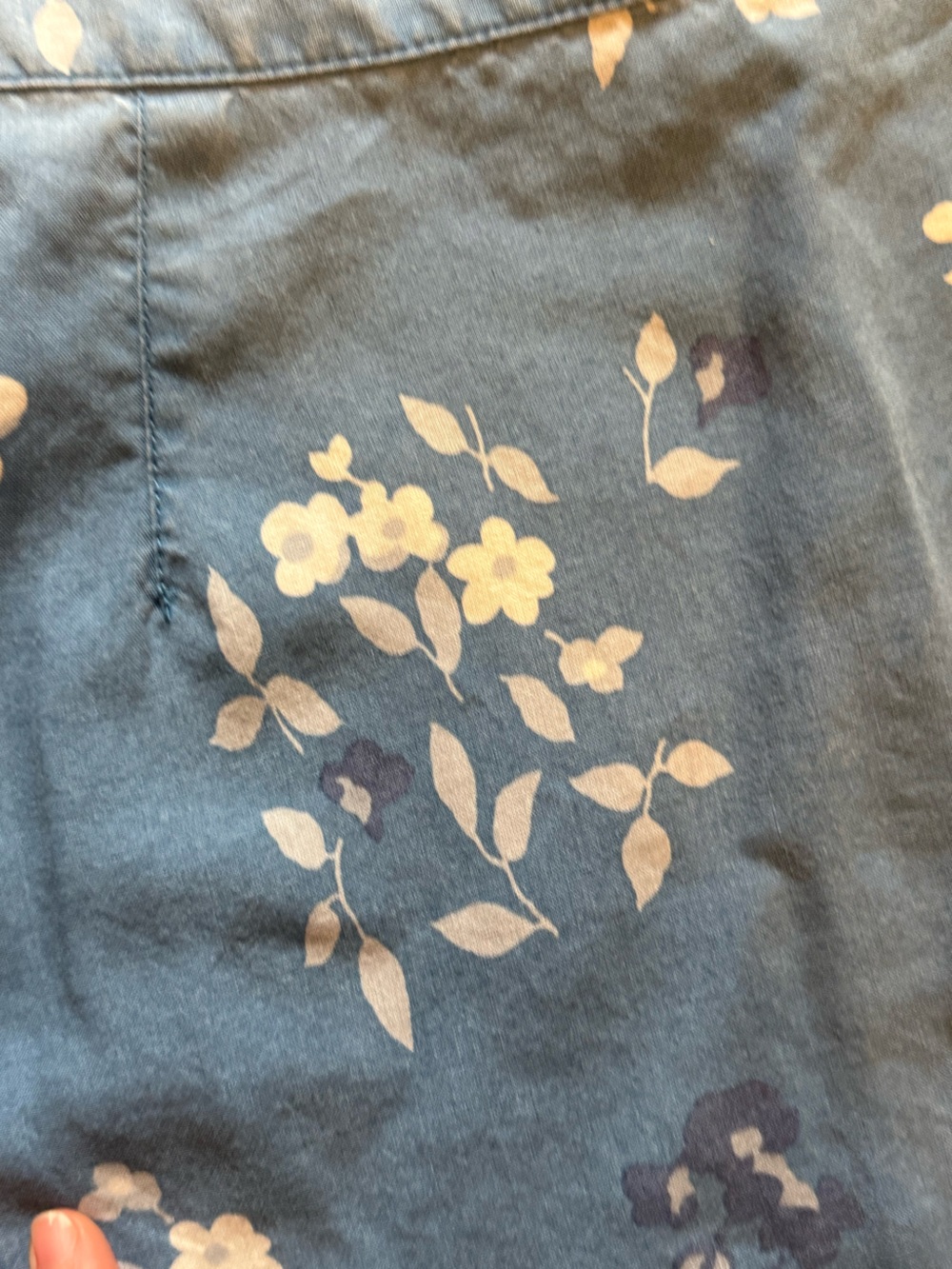 Liz Claiborne Blue Floral Maxi Skirt - Picture 7 of 9
